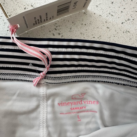 Vineyard Vines kids size large (14) Striped sankaty deep bay stripe Skirt/skort - Picture 3 of 6